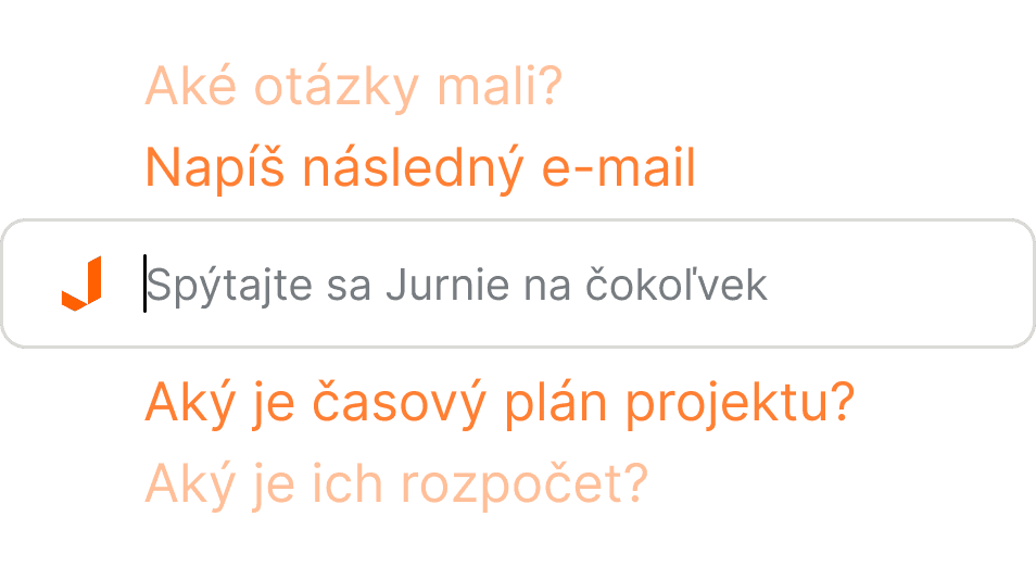 Ask Jurnie AI chat interface for analyzing meeting content and generating insights